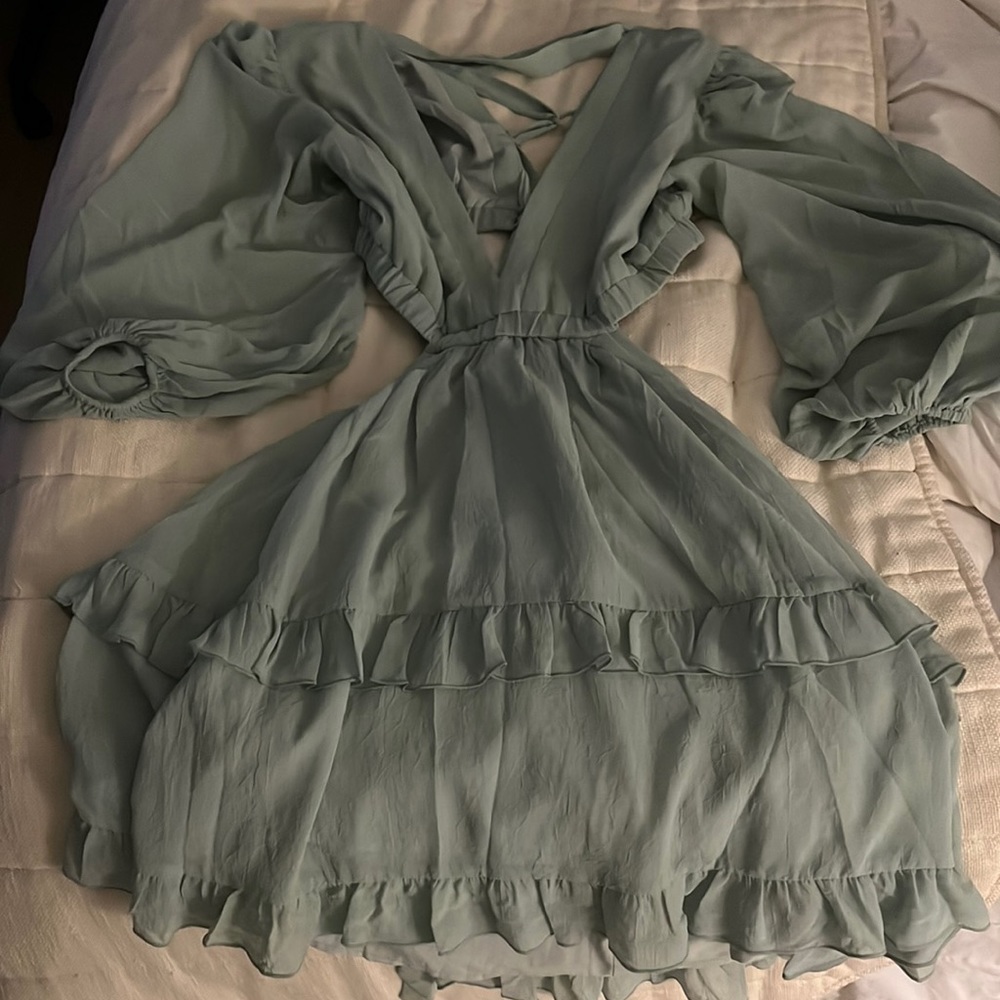 Mint Green Elliat Cutout Sync back Dress
